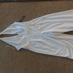 NY&C White Monroe Style Jumpsuit